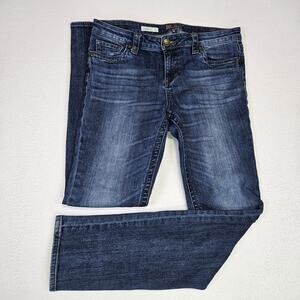 KUT From The Kloth Jean Womens 8L Straight Leg Boyfriend Denim Long Tall Western